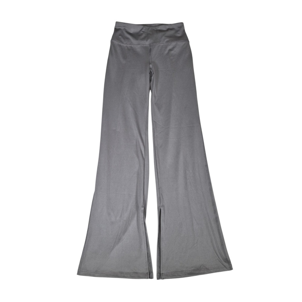 DSG Momentum High-Rise Wide Leg Tight Gray Split Hem Pants Womens Small NEW